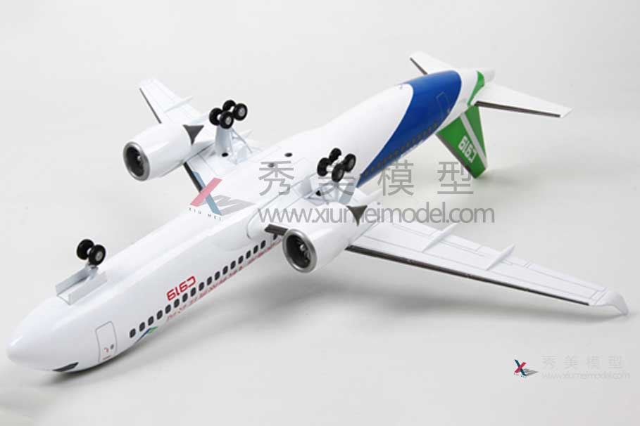 C919大飛機模型-教學(xué)飛機模型