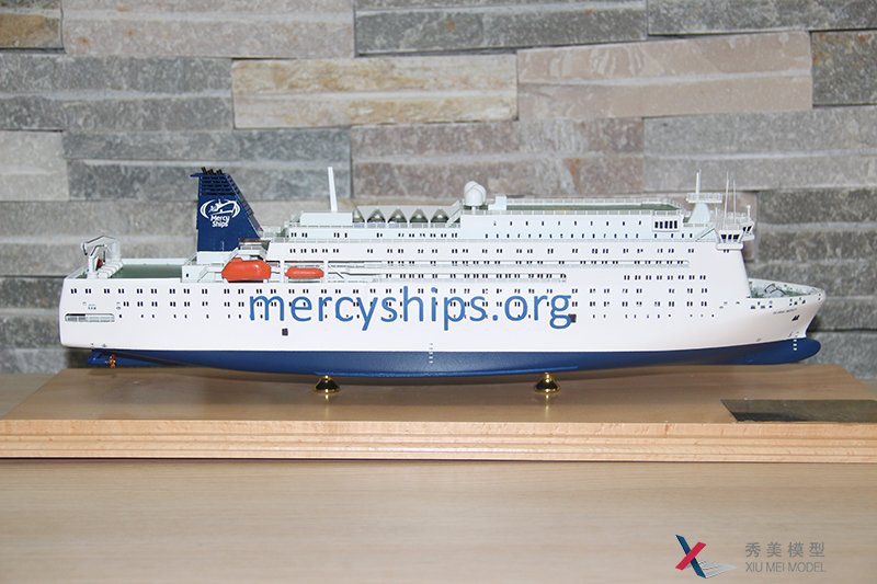 醫療船模型--Mercy ships--秀美模型獨家設計制作