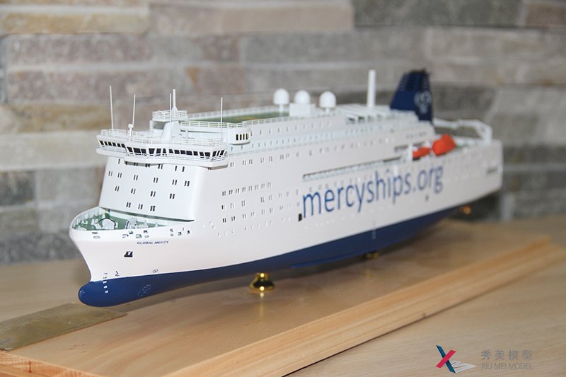 醫療船模型--Mercy ships--秀美模型獨家設計制作