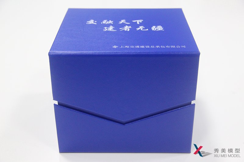 水晶禮品--上海航道局---秀美模型設計獨家制作