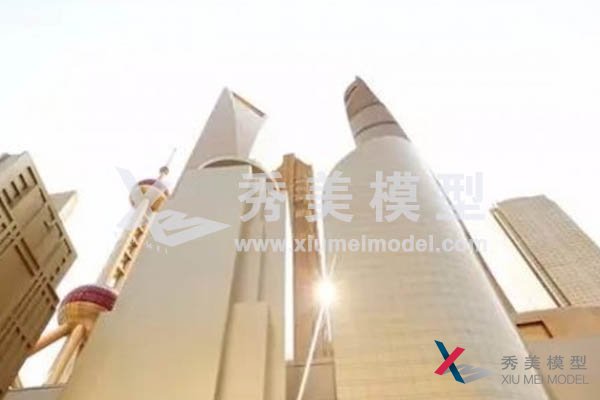 國慶上海奮進(jìn)彩車(chē)建筑群模型-秀美智造