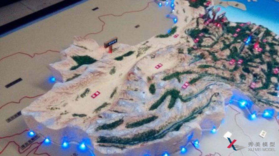 具體制作地形地貌沙盤(pán)模型流程